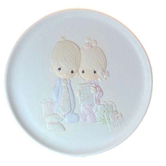 Our First Christmas Together Plate by Bill Biel & Sam Butcher 1982 Precious Mome - Picture 3 of 8